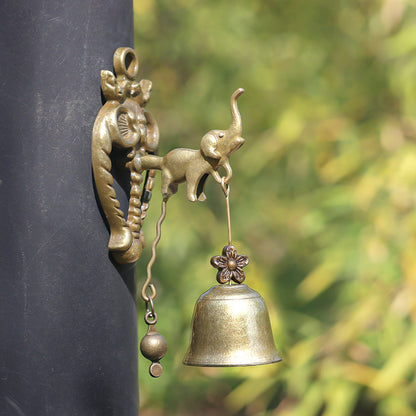 🔔 🐦Vintage Magnetic Animal Door Bell | No-Drill Garden Chime