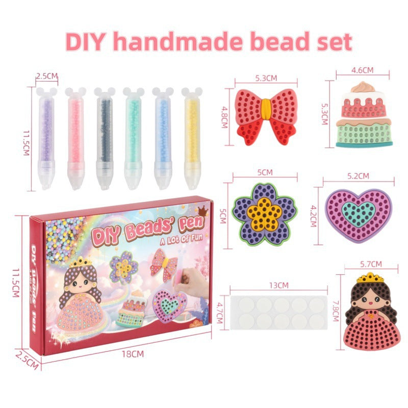 ✨Magical Bead Painting – 🎨DIY Set for Kids