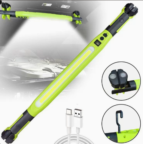 🔦 Rechargeable COB LED Work Light | Magnetic 360° Garage Repair Lamp