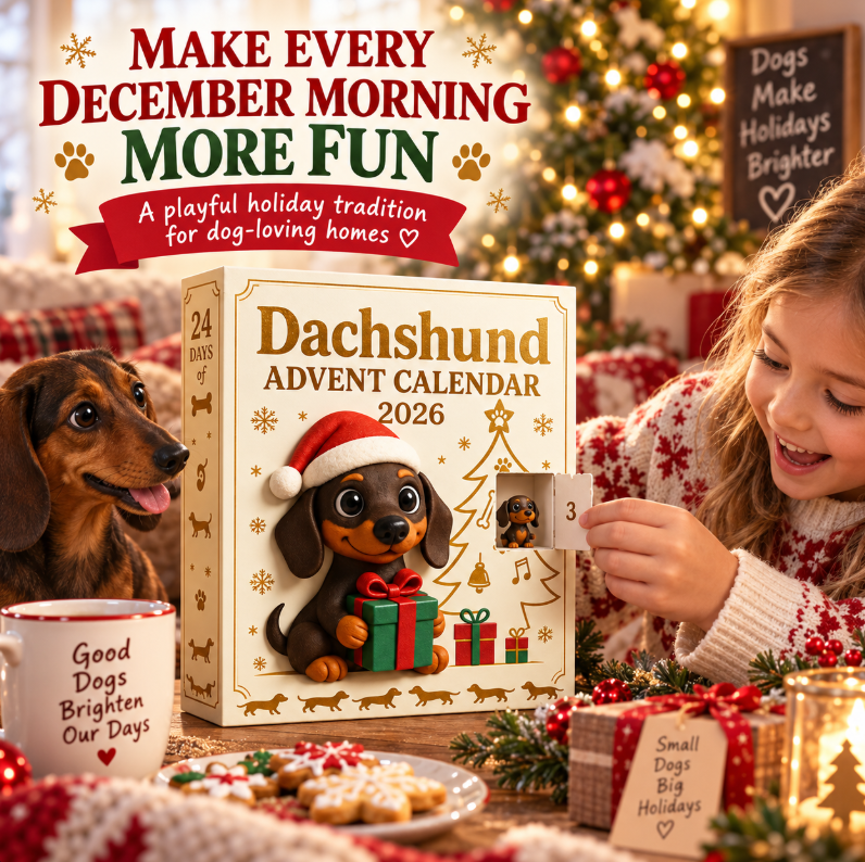 🎄🐾 2026 Dachshund Advent Calendar — 24 Days of Wiener Dog Wonder! 🐶✨