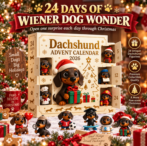 🎄🐾 2026 Dachshund Advent Calendar — 24 Days of Wiener Dog Wonder! 🐶✨
