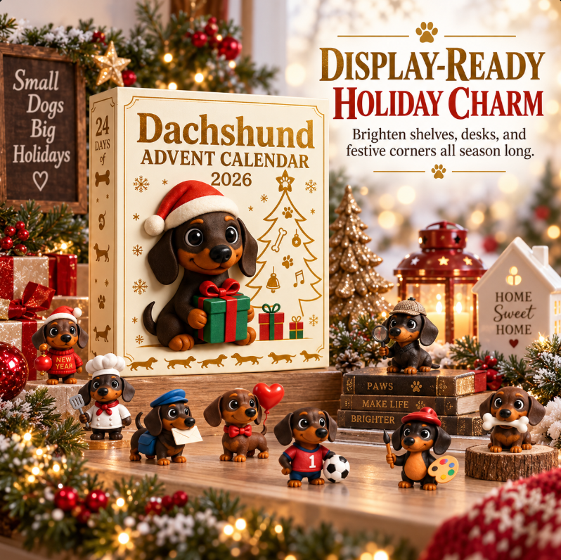 🎄🐾 2026 Dachshund Advent Calendar — 24 Days of Wiener Dog Wonder! 🐶✨