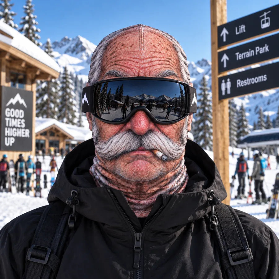 😂Custom Funny Ski Mask - Personalized Birthday Gifts For Ski Lovers - Born For The Slopes