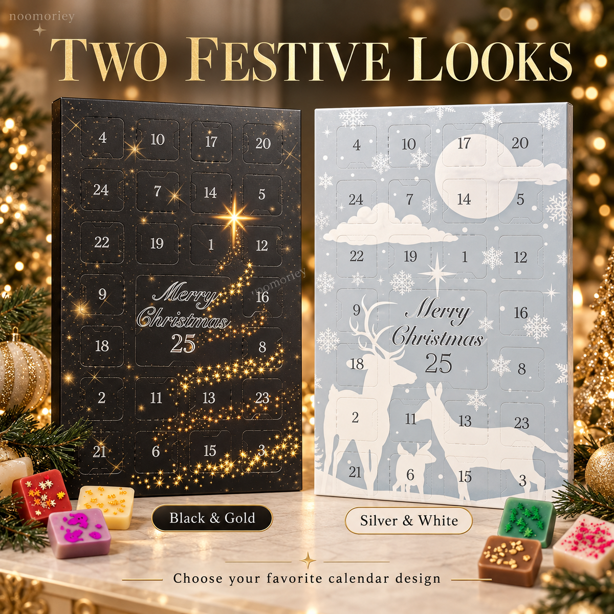 🎄 25-Day Wax Melt Advent Calendar | Scented Christmas Countdown