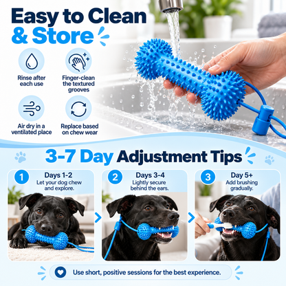 🐶 Dog Dental Chew Helper – Less Struggle, Easier Brushing at Home