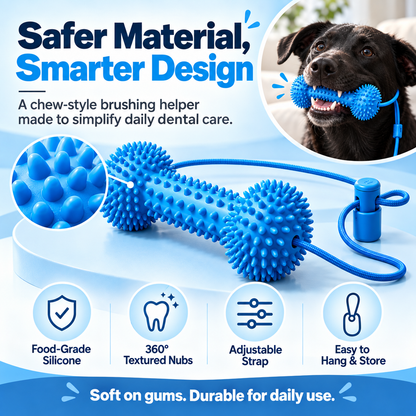 🐶 Dog Dental Chew Helper – Less Struggle, Easier Brushing at Home