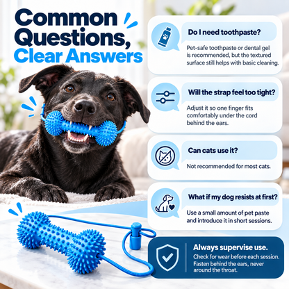 🐶 Dog Dental Chew Helper – Less Struggle, Easier Brushing at Home