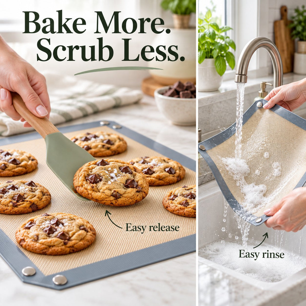 🧩 Snap-Corner Baking Mat 🍪