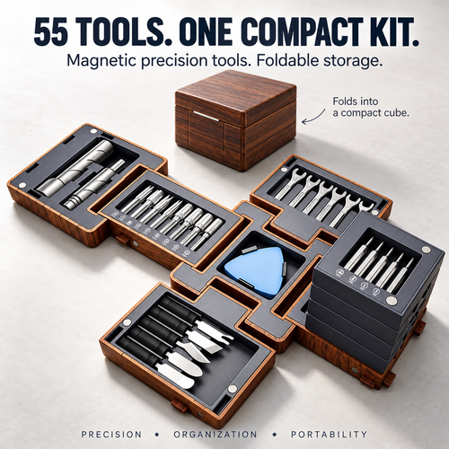 🔧55-In-1 Magnetic Precision Screwdriver Set