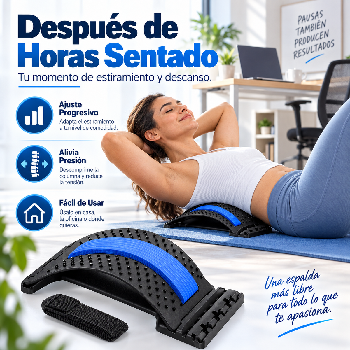 LumbarFlex™ – Estirador Lumbar Ajustable