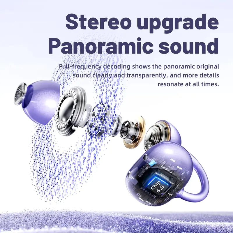Open-Ear Wireless Earbuds – Comfortable Fit, 36H of Listening