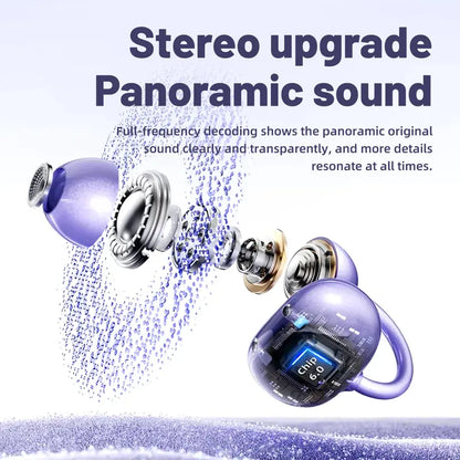 Open-Ear Wireless Earbuds – Comfortable Fit, 36H of Listening
