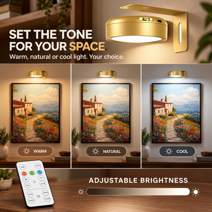 💡Picture Lights for Wall Rechargeable
