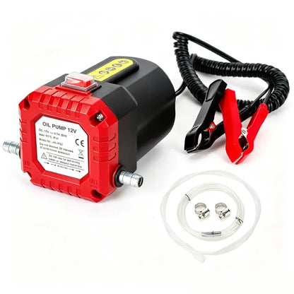 🛢️⚡ 12V 80W Electric Oil Extractor Pump – Engine Oil & Gear Oil Transfer Kit with Hoses