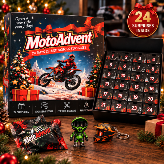 Motocross Lover Advent Calendar | 24 Days of Rider Themed Gifts, No Candy Fillers