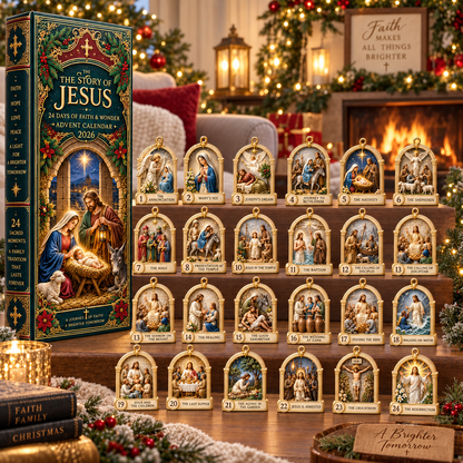 Story of Jesus 2026 – 24 Days of Faith & Wonder Advent Calendar with 24 Unique Biblical Scene Miniatures