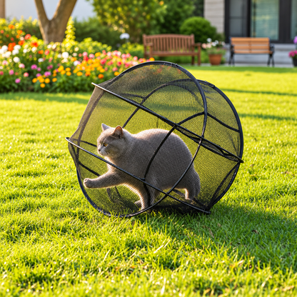 😹Spherical Outdoor Pet Playpen✨🤩