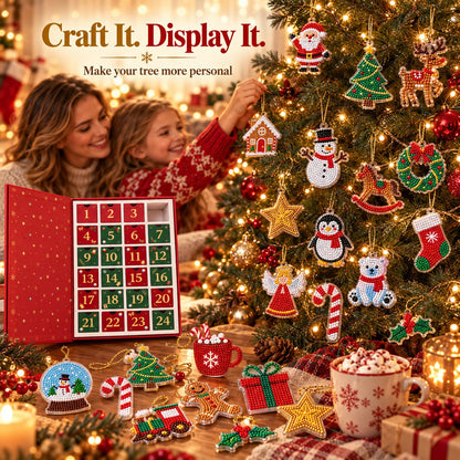 Diamond Painting Advent Box | 24 Little Handmade Treasures For Christmas