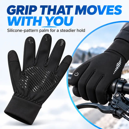 🧤 Unisex Winter Touchscreen Gloves – Fleece-Lined, Anti-Slip Grip for Cycling & Daily Wear