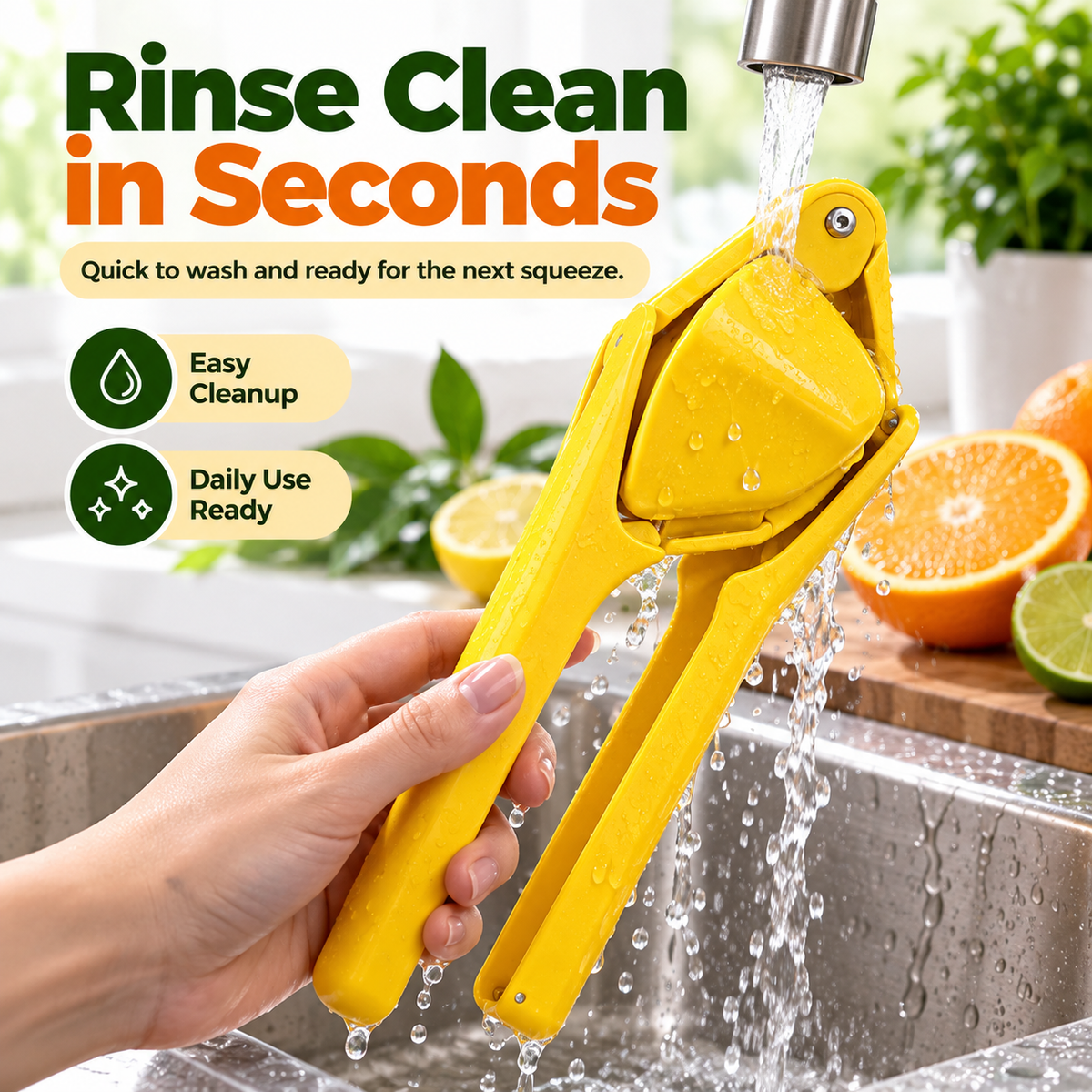 Manual Citrus Juicer – Easy Hand Press for Fresh Juice