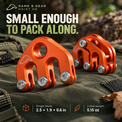 Game & Gear Hoist - Block and Tackle System