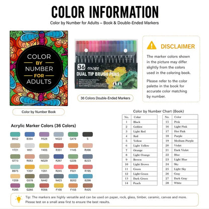Adult Paint by Numbers Art Craft Kit