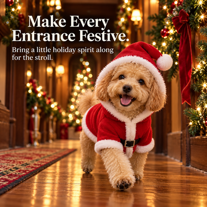 🎄✨Santa Claus Dog Hoodie – Festive Christmas Outfit for Small Dogs