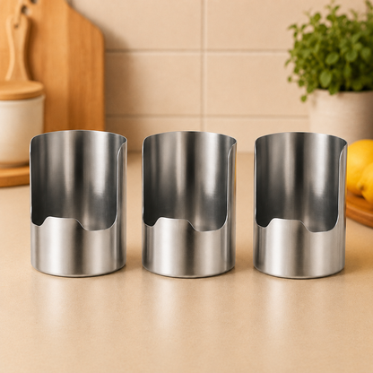 🥣 Stainless Steel Utensil & Lid Organizer