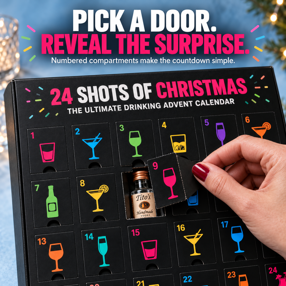 🎄24 Shots Of Christmas - A Holiday Surprise Behind Every Door