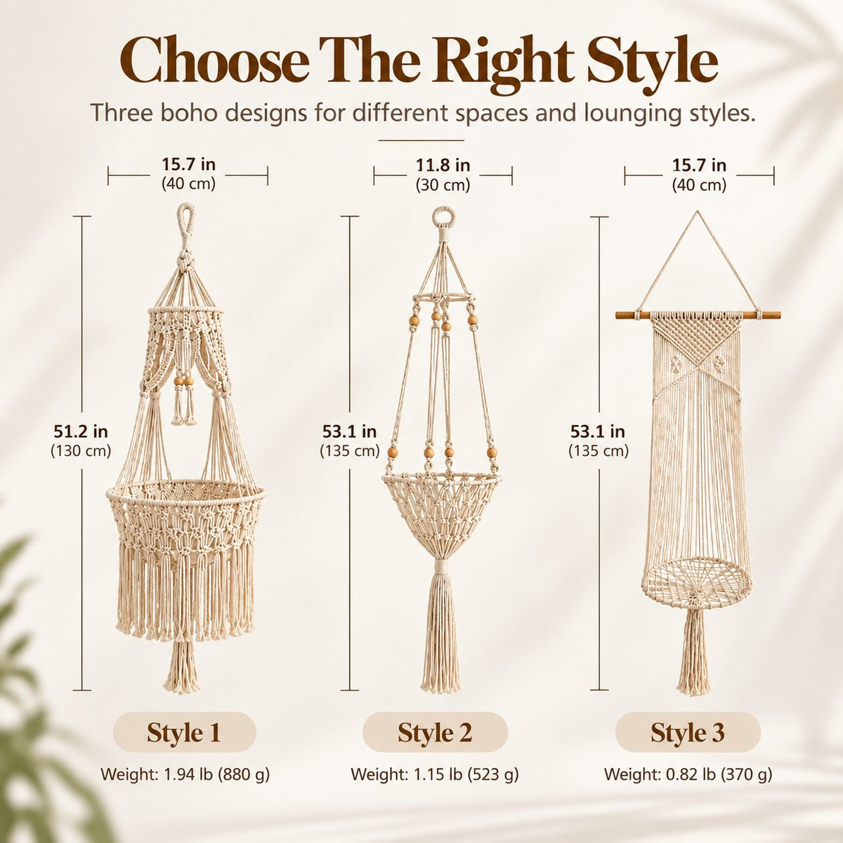 🐱 Boho Macrame Cat Hammock – Cozy Hanging Bed For Your Cat