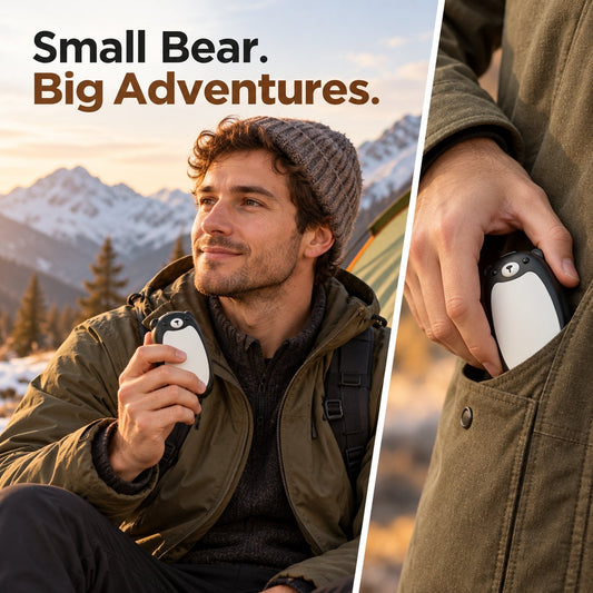 2-in-1 Magnetic Bear Hand Warmers