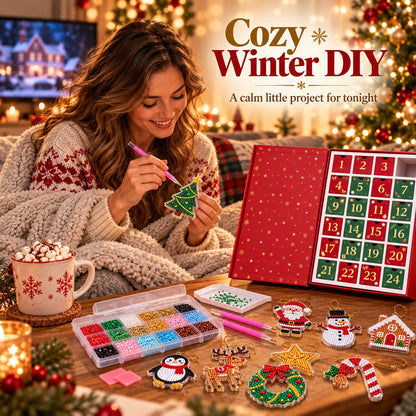 Diamond Painting Advent Box | 24 Little Handmade Treasures For Christmas