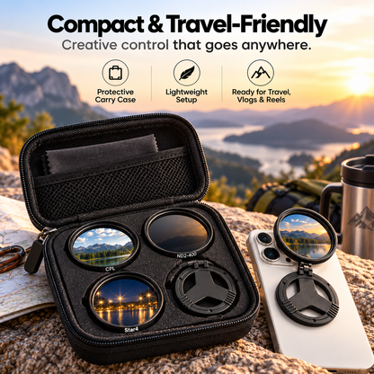 ❤️ MagSafe Camera Filter Kit – Pro Photo & Video Effects