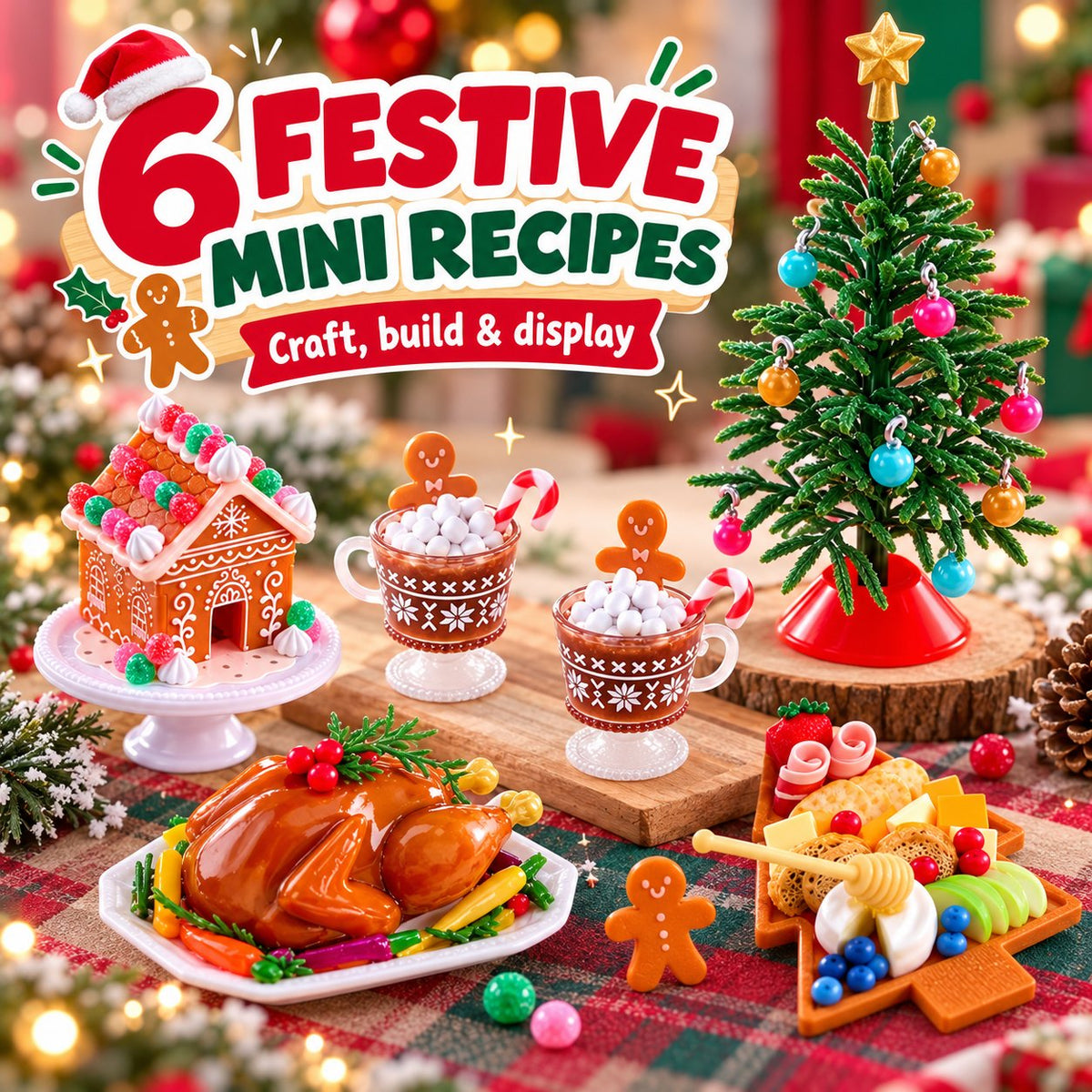 🎄 24-Day Holiday Miniature Advent Calendar | Craft Your Magic