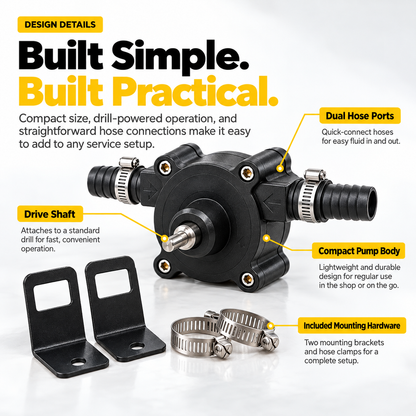 🔧 Drill-Powered Transfer Pump