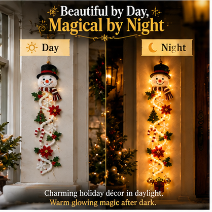 ⏳ Last day! 49% OFF – 🎅MerryCascade Glowing Christmas Door Hanger