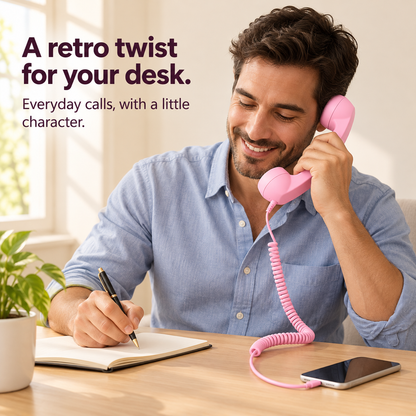 ☎️ Retro telephone handset with Type-C interface 📞