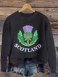 Women's Thistle Scottish Sweater