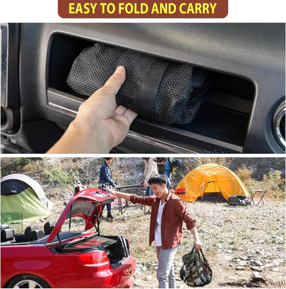 🚙 Car Ceiling Cargo Net – Overhead Storage Organizer for Road Trips