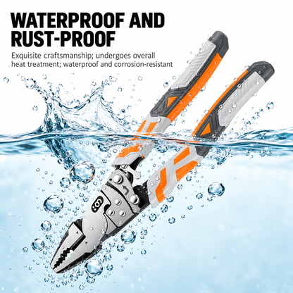 🔧 Self-Locking Ratchet Pliers – Secure Grip, Less Effort