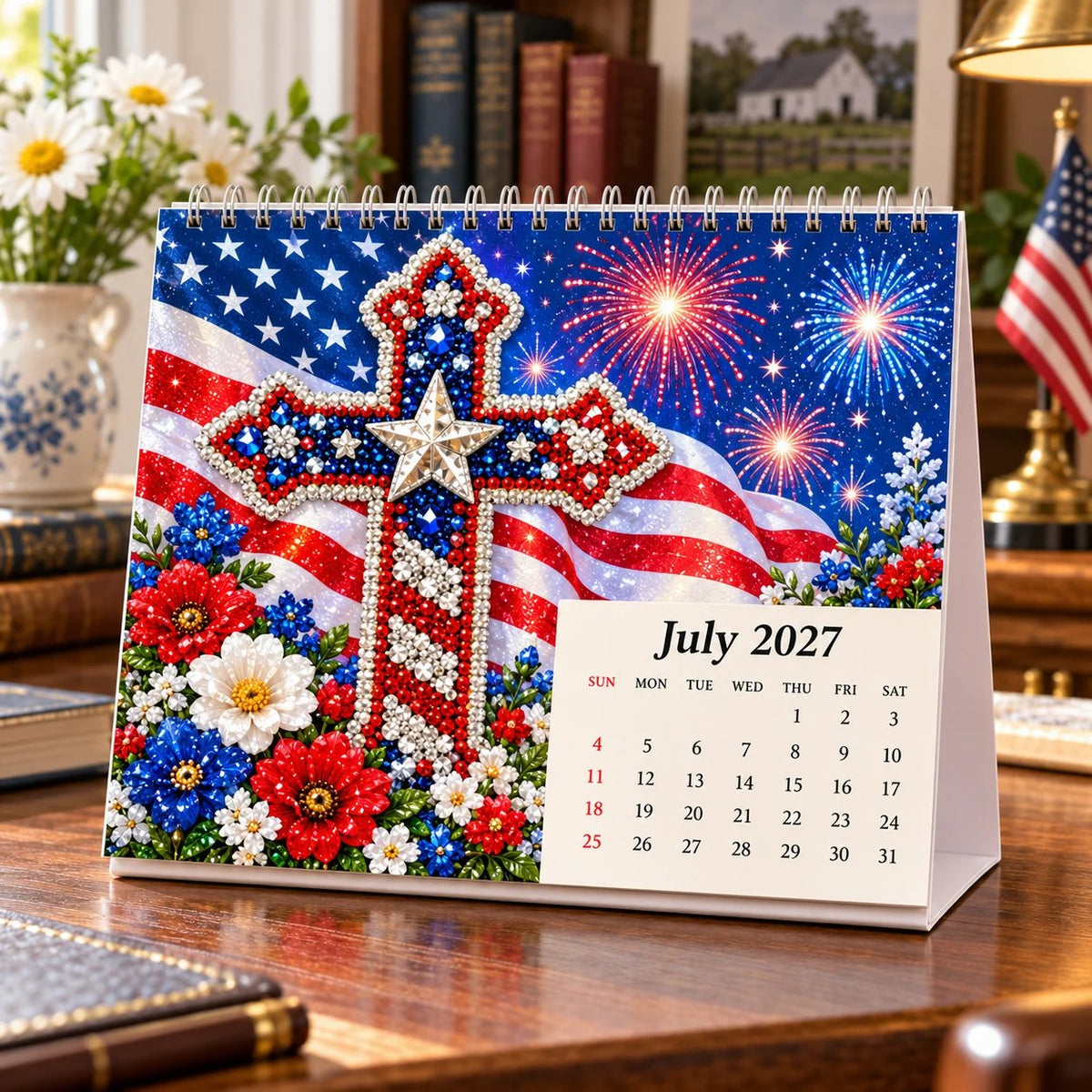 ✝️💎2027 Faith & Blessings DIY Diamond Art Calendar Kit