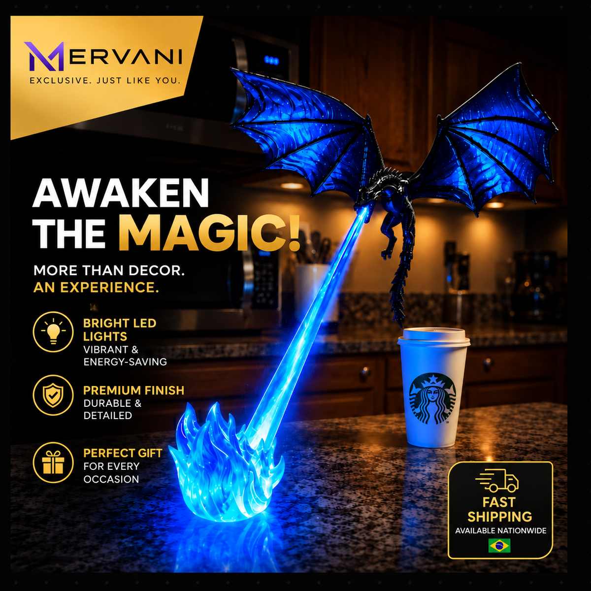Mervani Drakon – Dragon Lamp & Decor