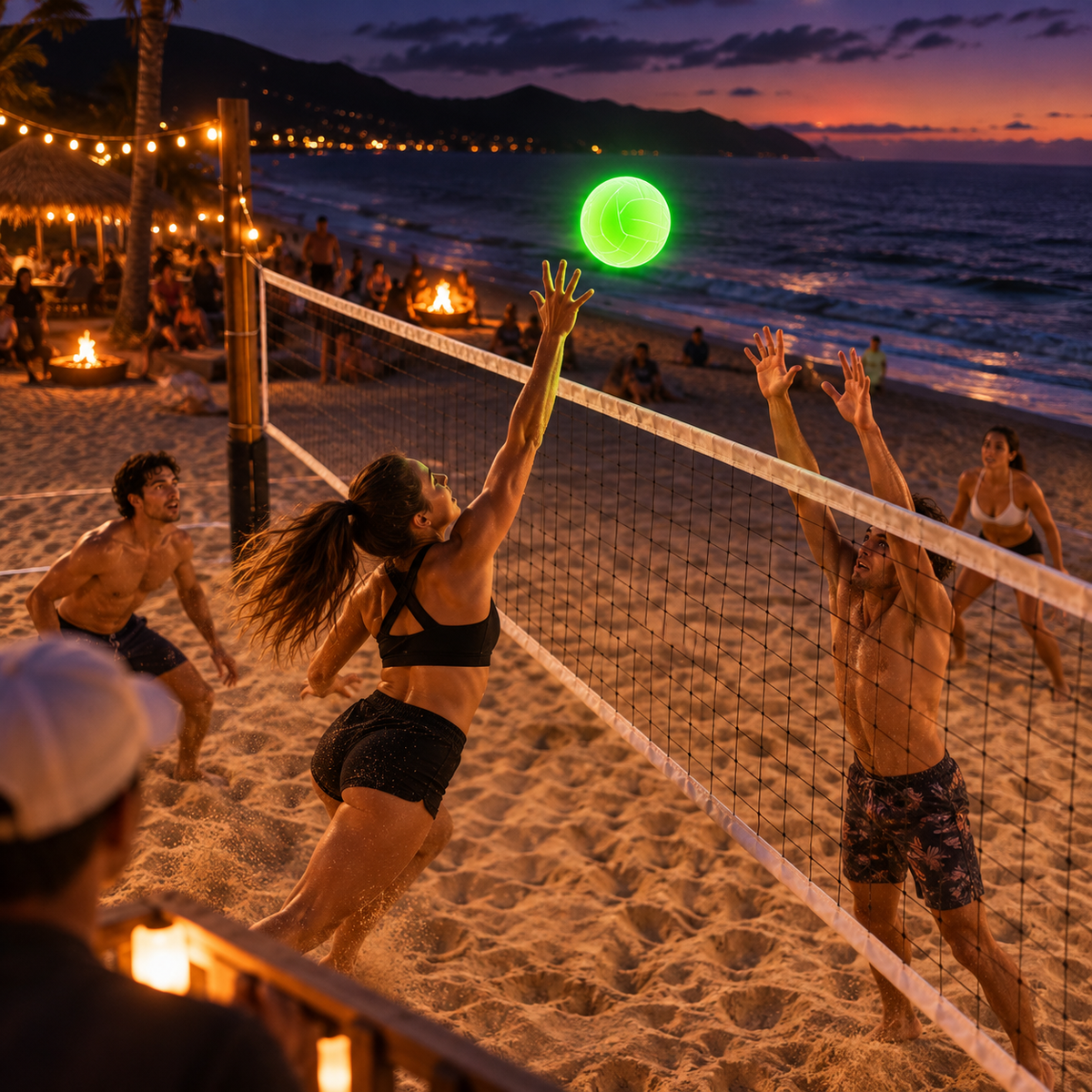 Glow-in-the-Dark Volleyball🏐 – Keep the Game Going After Sunset