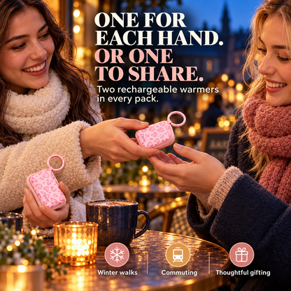 🔥🎁Rechargeable Hand Warmers with Carrying Rings