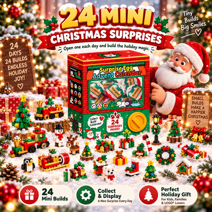 🎅 2026 Christmas Capsule Building Blocks, Surprise Mini Building Set