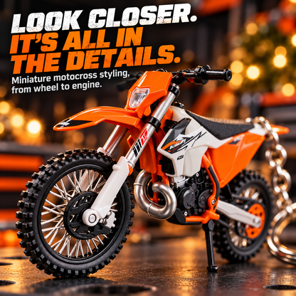 24 Days of Moto – Motocross Advent Calendar with Mini Bike & Helmet Keychains