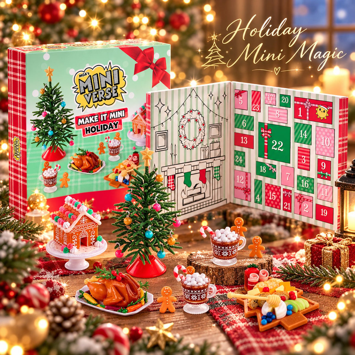 🎄 24-Day Holiday Miniature Advent Calendar | Craft Your Magic
