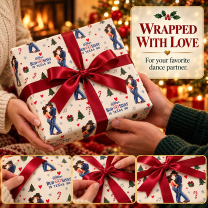 Retro Western Christmas Wrapping Paper 🎄🤠