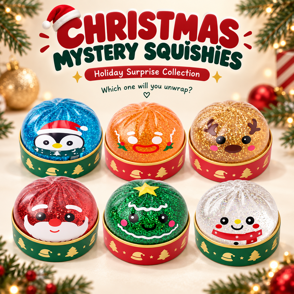 Christmas Squishy Dumplings