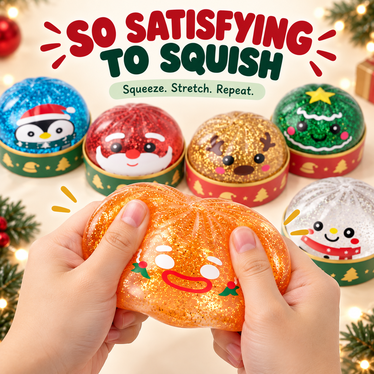 Christmas Squishy Dumplings